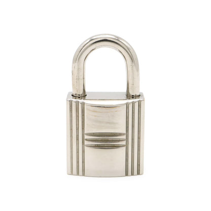 Hermes Cadena Padlock Key with Key Metal Silver — view 2