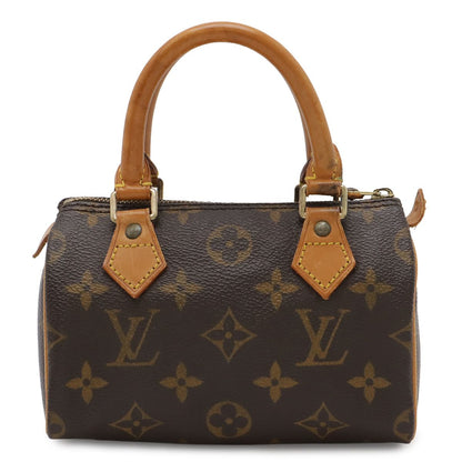 Louis Vuitton Monogram Mini Speedy Mini Bag Pouch Case