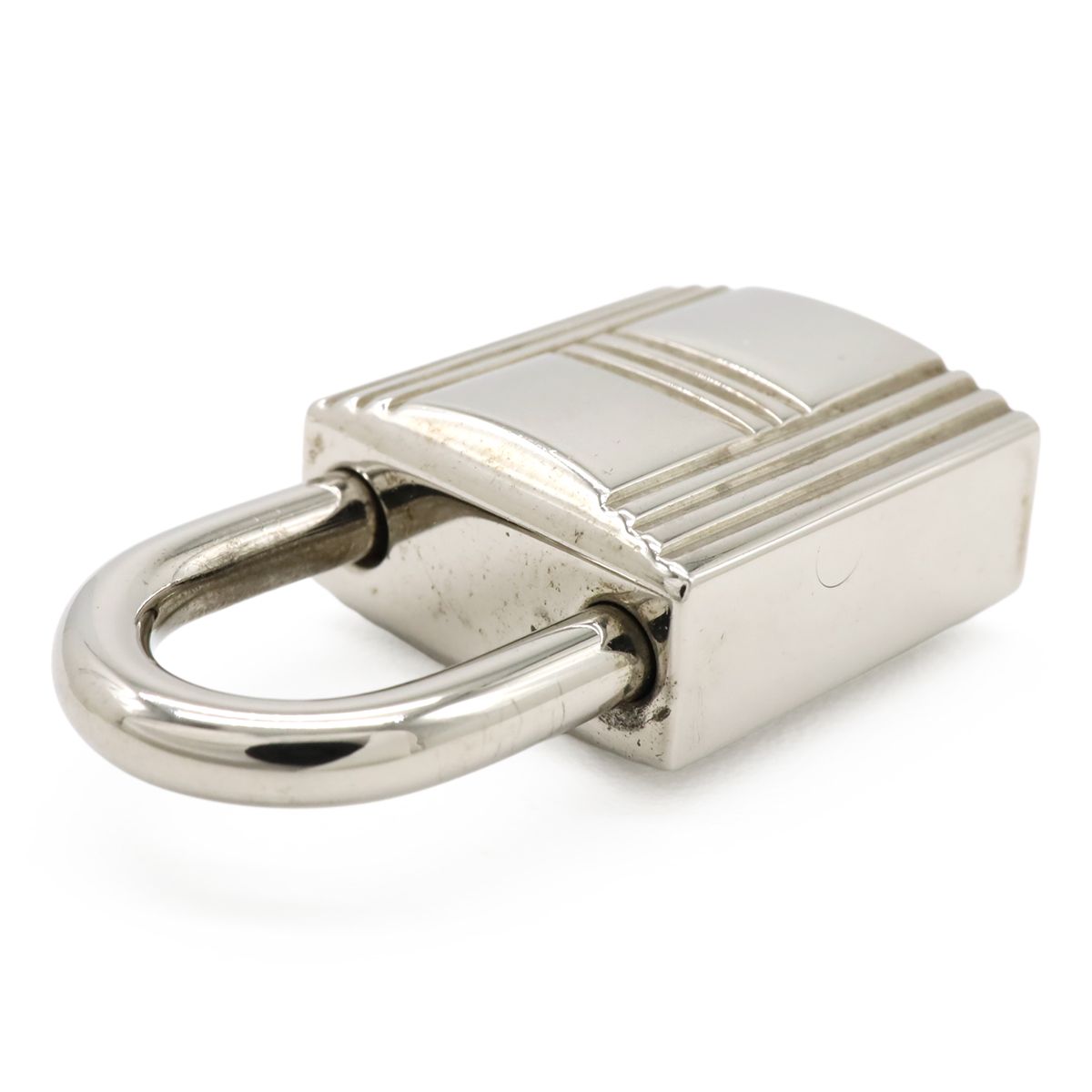 Hermes Cadena Padlock Key with Key Metal Silver — view 5
