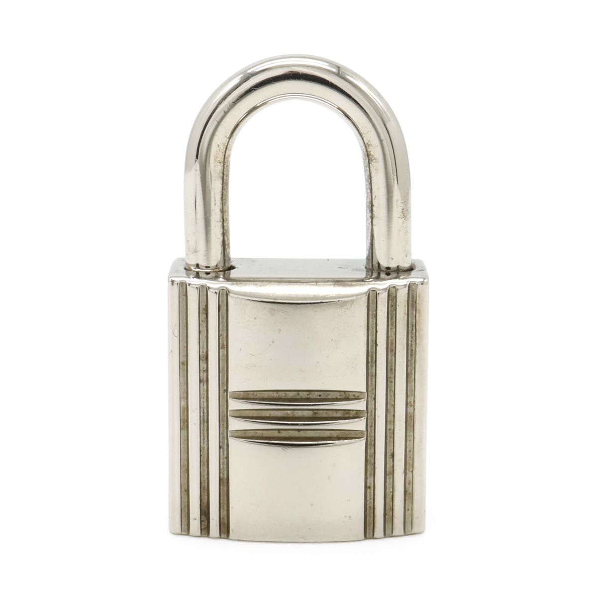 Hermes Cadena Padlock Key with Key Metal Silver — view 2