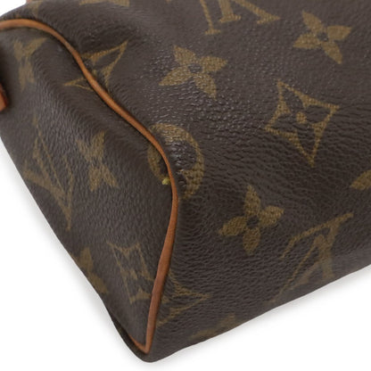 Louis Vuitton Monogram Mini Speedy Mini Bag Pouch Case — view 3