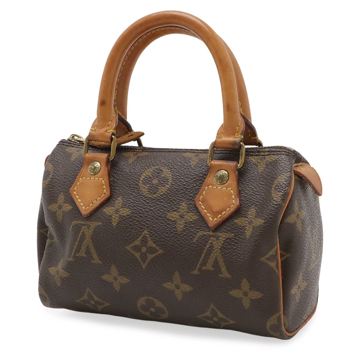Louis Vuitton Monogram Mini Speedy Mini Bag Pouch Case — view 2
