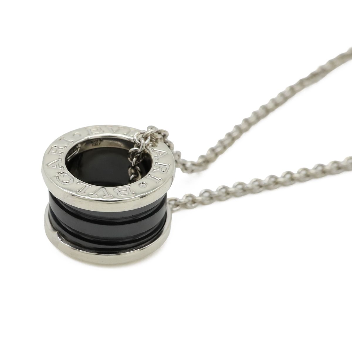 Bvlgari B-zero One Se Bu the Children Necklace Pendant Silver Black — view 3