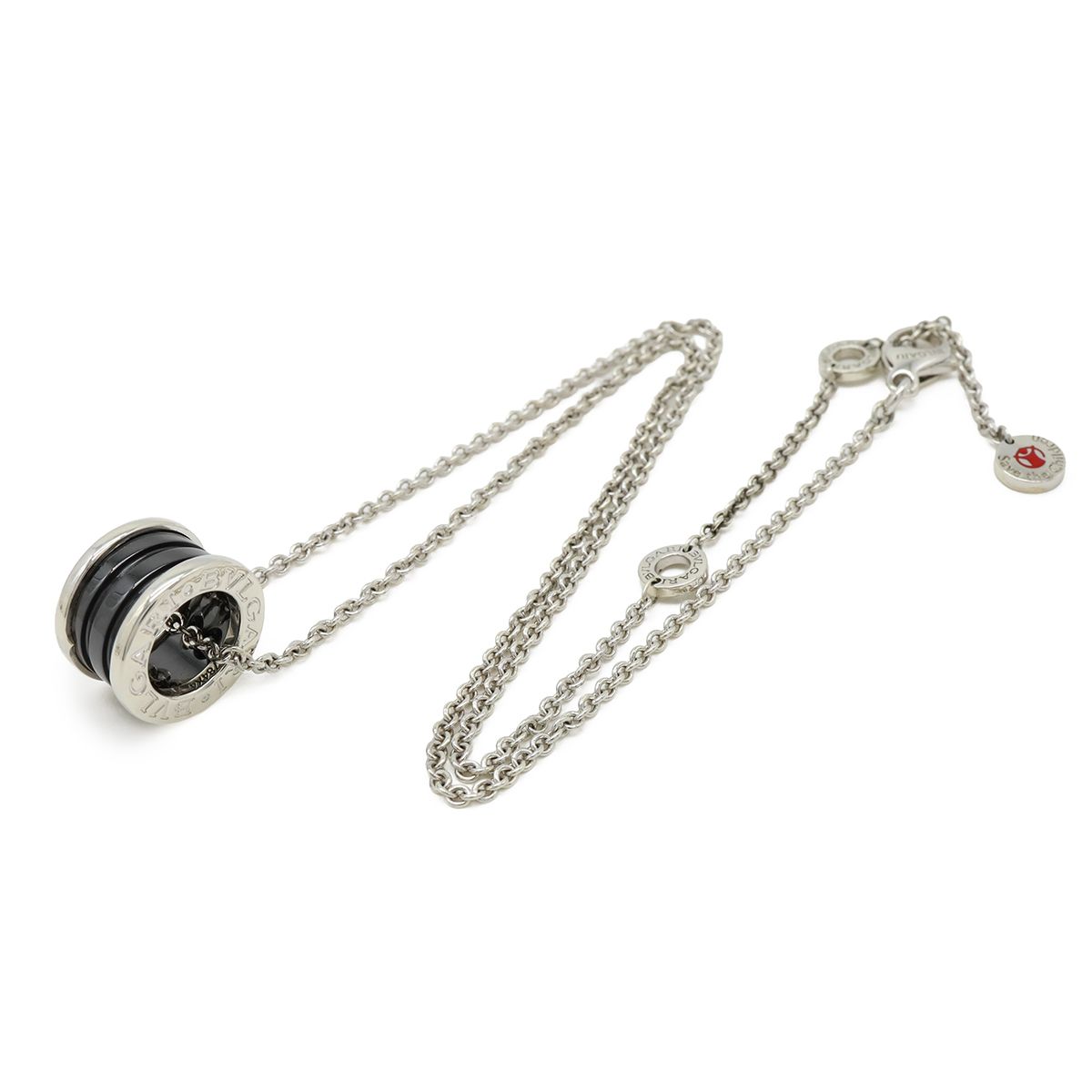 Bvlgari B-zero One Se Bu the Children Necklace Pendant Silver Black — view 2