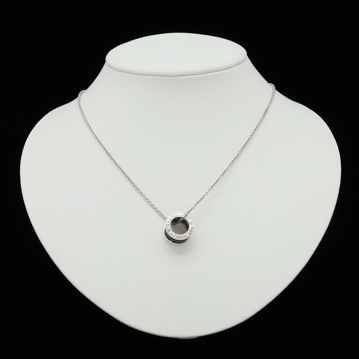 Bvlgari B-zero One Se Bu the Children Necklace Pendant Silver Black — view 6