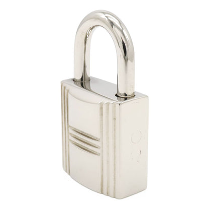Hermes Cadena Padlock Key with Key Metal Silver — view 3