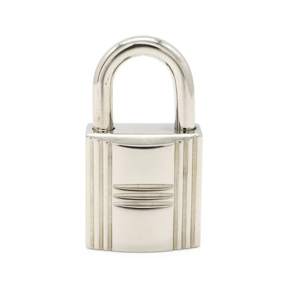 Hermes Cadena Padlock Key with Key Metal Silver — view 2