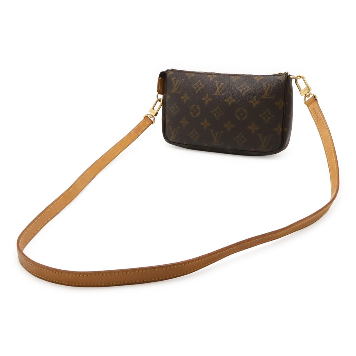 Louis Vuitton Monogram Pochette Shoulder Bag 2-Way Pouch — view 2