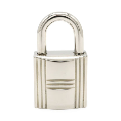 Hermes Cadena Padlock Key with Key Metal Silver — view 2