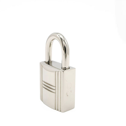 Hermes Cadena Padlock Key with Key Metal Silver — view 3