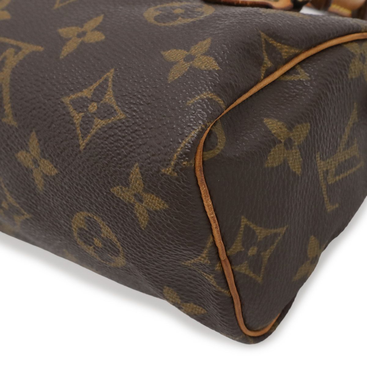 Louis Vuitton Monogram Mini Speedy Mini Bag Pouch Case — view 3