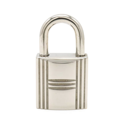 Hermes Cadena Padlock Key with Key Metal Silver — view 2