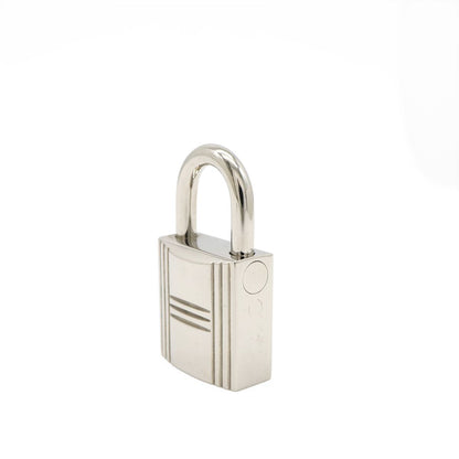 Hermes Cadena Padlock Key with Key Metal Silver — view 3