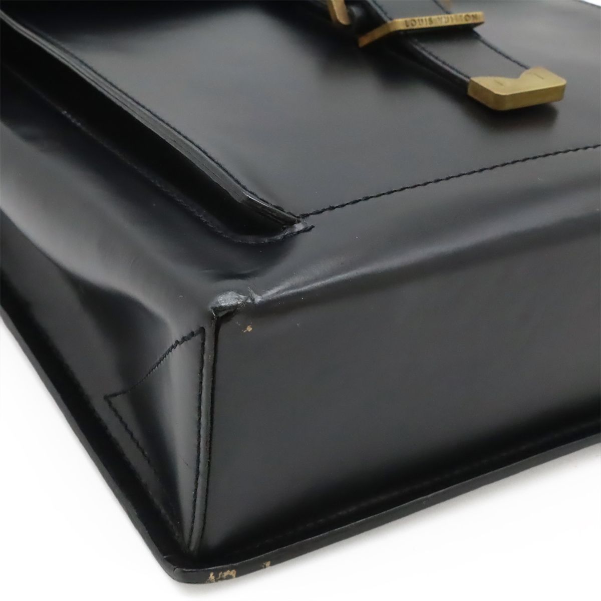 Louis Vuitton Liege Fantasan Shoulder Bag Crossbody Calfskin Leather Black — view 3