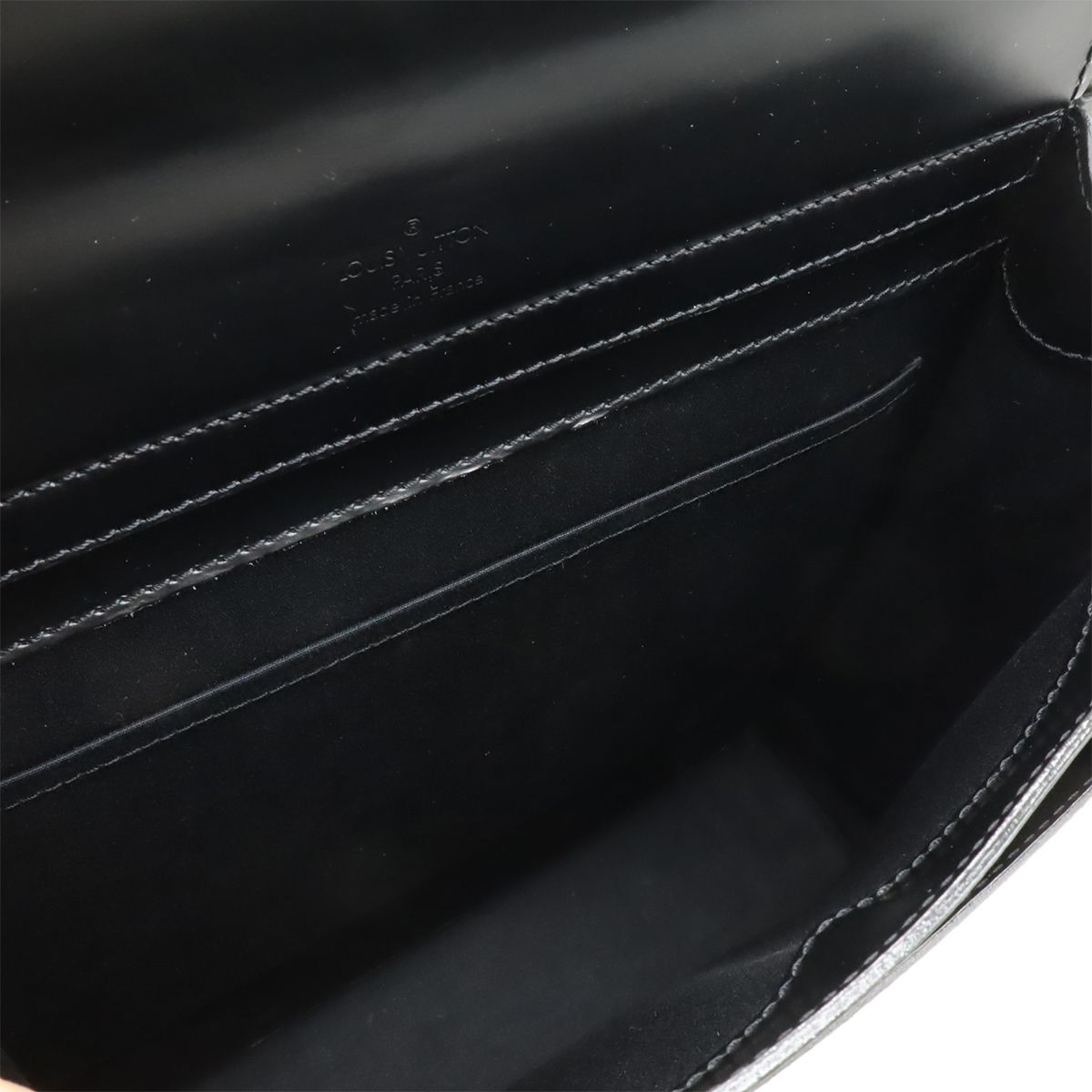 Louis Vuitton Liege Fantasan Shoulder Bag Crossbody Calfskin Leather Black — view 6