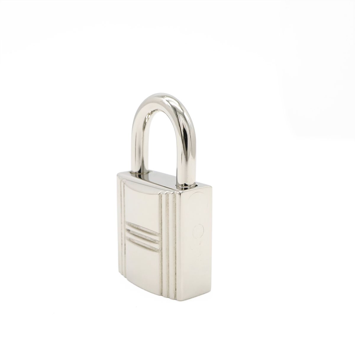 Hermes Cadena Padlock Key with Key Metal Silver — view 3