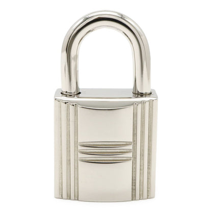 Hermes Cadena Padlock Key with Key Metal Silver — view 2