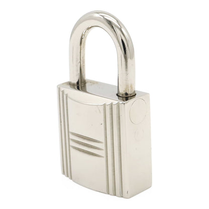 Hermes Cadena Padlock Key with Key Metal Silver — view 3