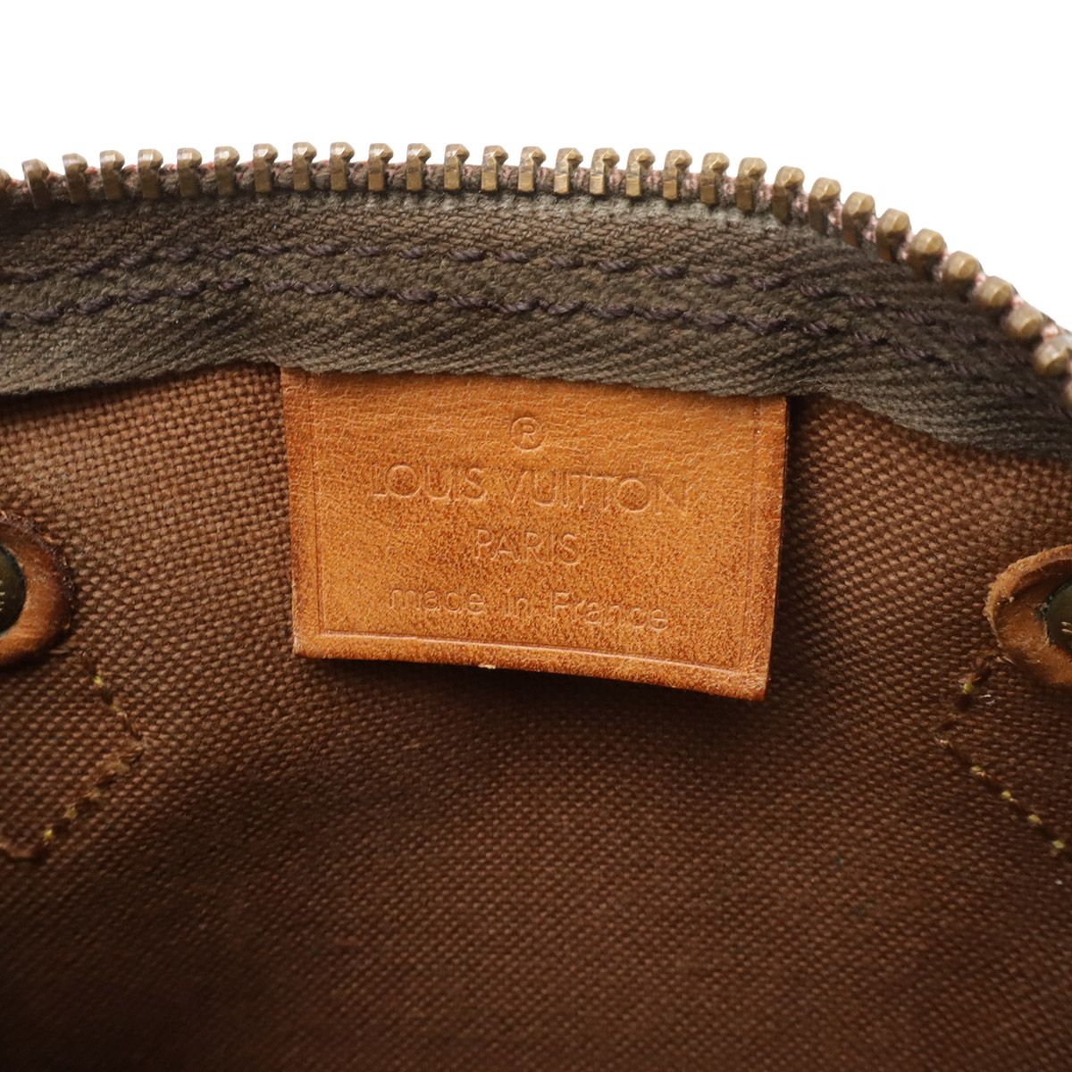 Louis Vuitton Monogram Mini Speedy Mini Bag Pouch Case — view 9