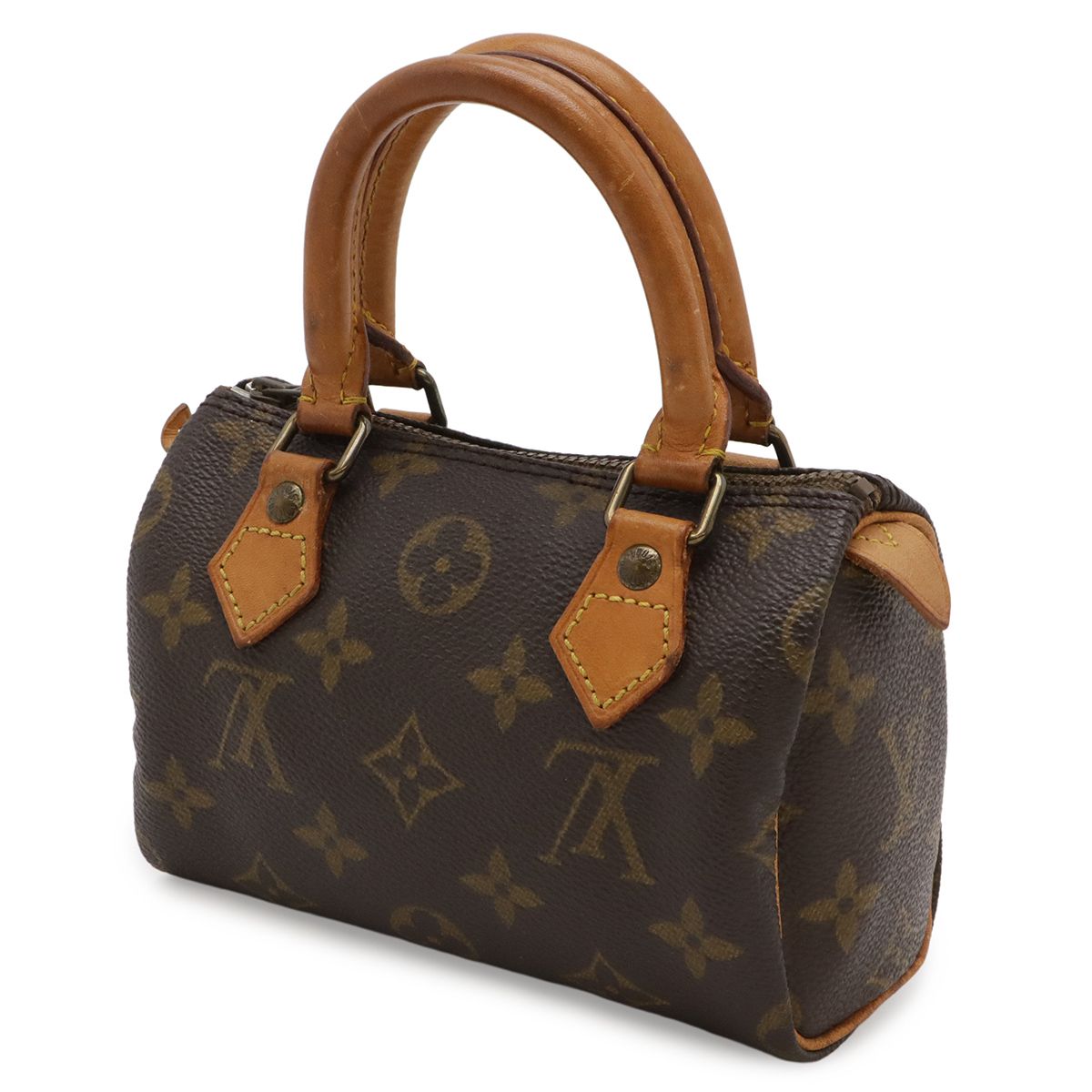 Louis Vuitton Monogram Mini Speedy Mini Bag Pouch Case — view 2