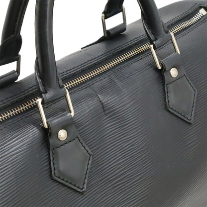 Louis Vuitton Epi Speedy 30 Mini Boston Bag Softepi Leather Noir Black Silver — view 7