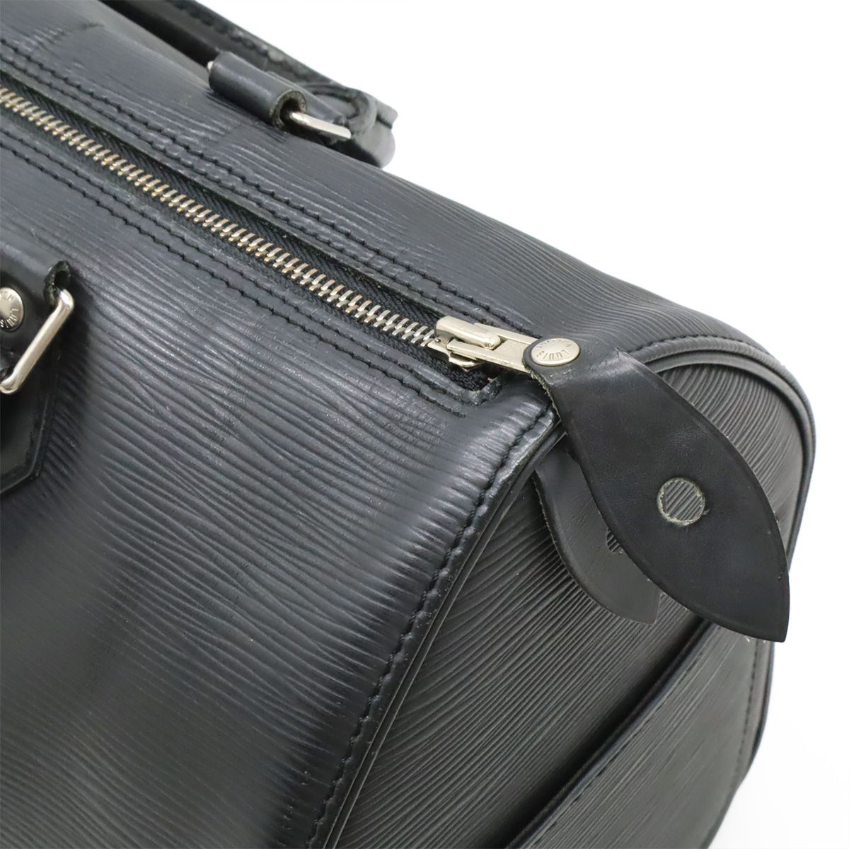 Louis Vuitton Epi Speedy 30 Mini Boston Bag Softepi Leather Noir Black Silver — view 5