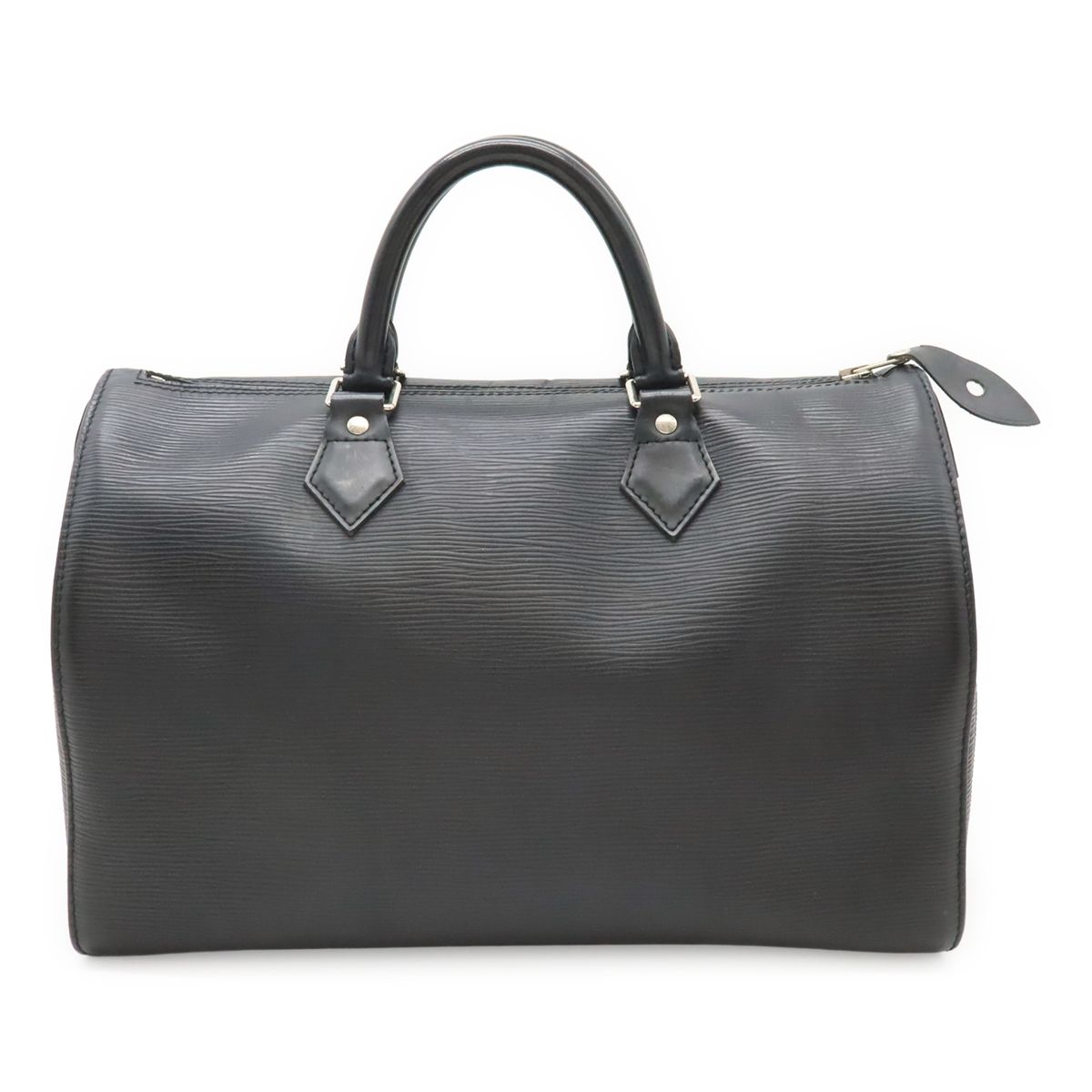 Louis Vuitton Epi Speedy 30 Mini Boston Bag Softepi Leather Noir Black Silver