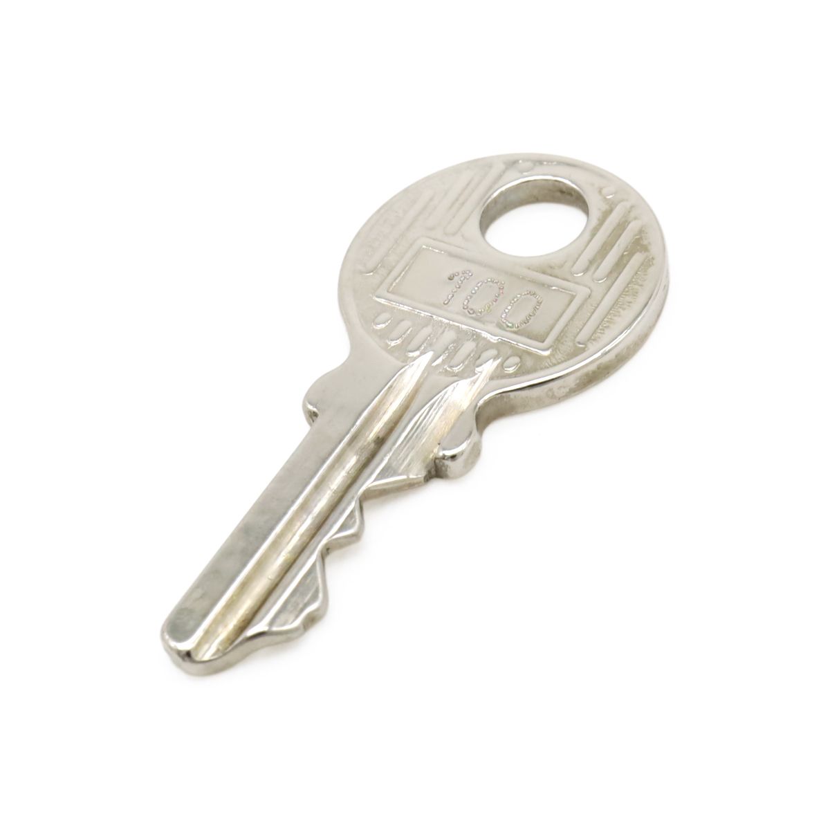 Hermes Cadena Padlock Key with Key Metal Silver — view 5