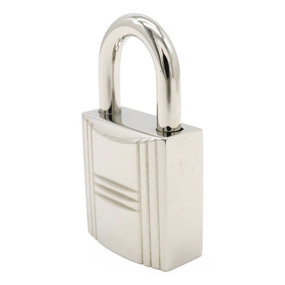 Hermes Cadena Padlock Key with Key Metal Silver — view 3