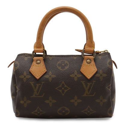 Louis Vuitton Monogram Mini Speedy Mini Bag Pouch Case