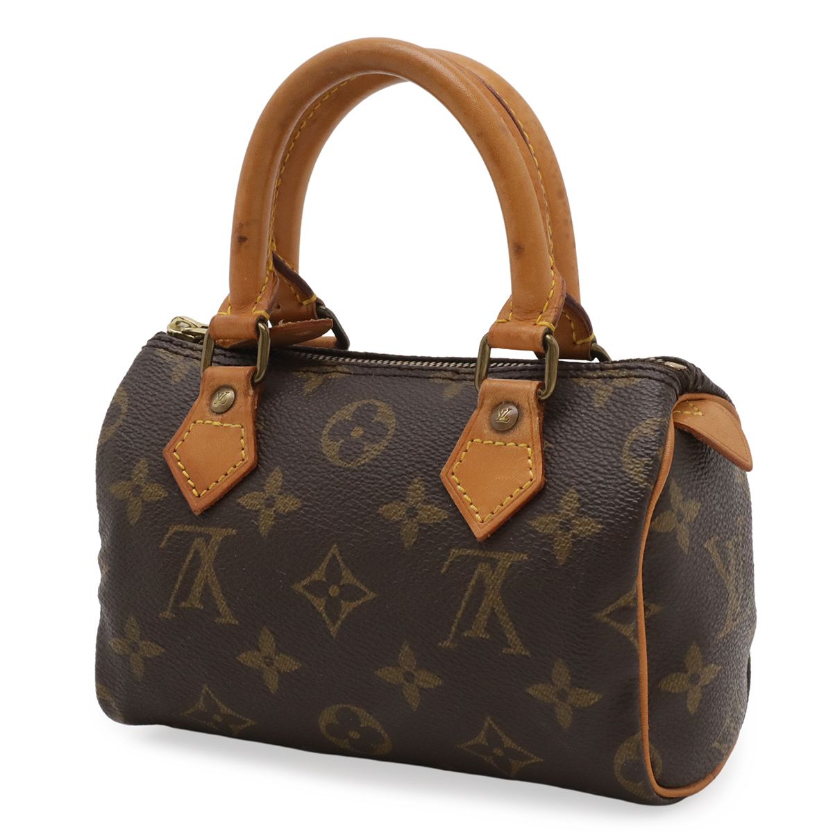 Louis Vuitton Monogram Mini Speedy Mini Bag Pouch Case — view 2