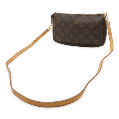Louis Vuitton Monogram Pochette Shoulder Bag 2-Way Pouch — view 2