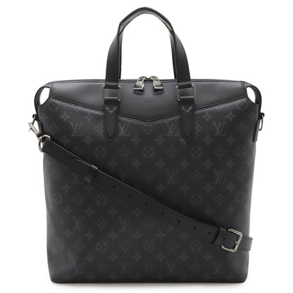 Louis Vuitton Monogram Eclipse Tote Explorer Business Briefcase 2-Way Shoulder