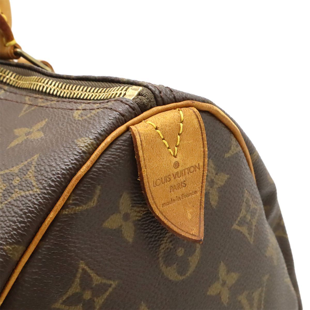 Louis Vuitton Monogram Speedy 35 Mini Boston Bag Travel Purse — view 8