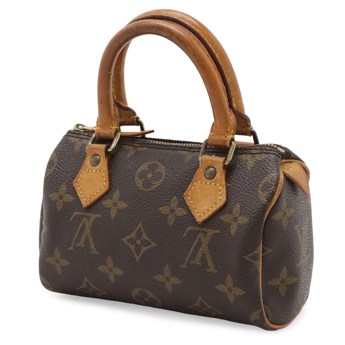 Louis Vuitton Monogram Mini Speedy Mini Bag Pouch Case — view 2