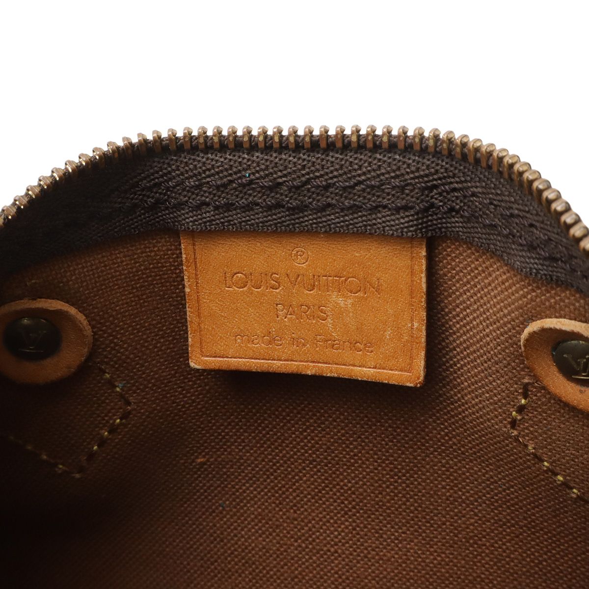 Louis Vuitton Monogram Mini Speedy Mini Bag Pouch Case — view 7