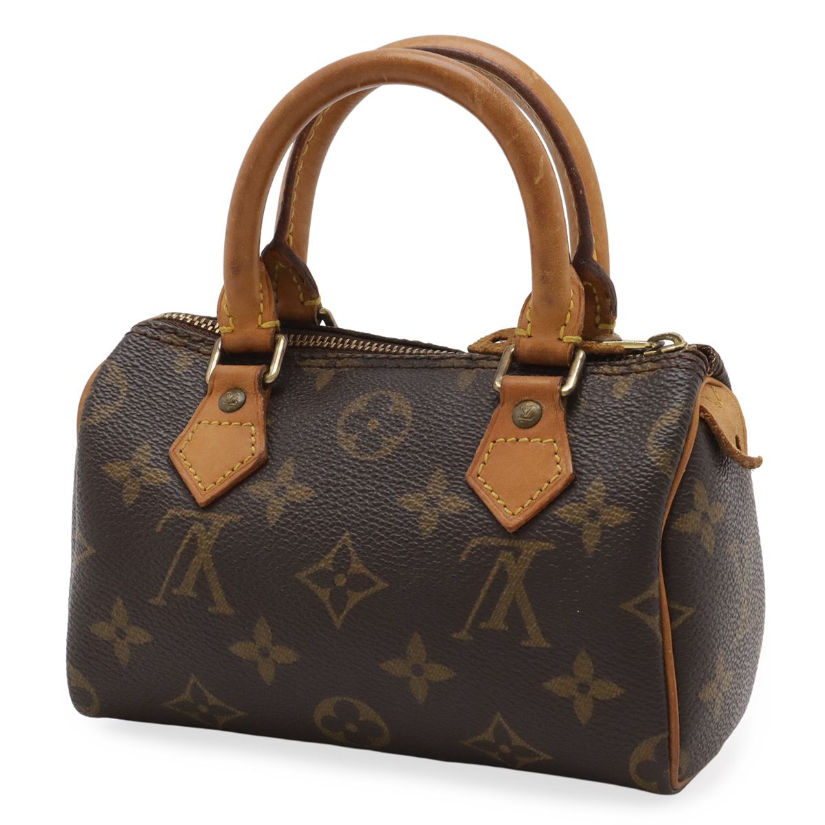 Louis Vuitton Monogram Mini Speedy Mini Bag Pouch Case — view 2