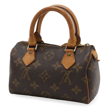 Louis Vuitton Monogram Mini Speedy Mini Bag Pouch Case — view 2