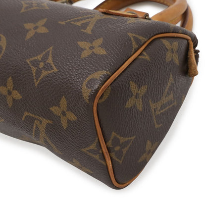 Louis Vuitton Monogram Mini Speedy Mini Bag Pouch Case — view 3