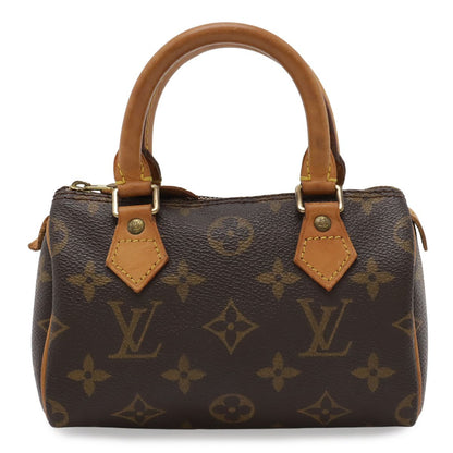 Louis Vuitton Monogram Mini Speedy Mini Bag Pouch Case