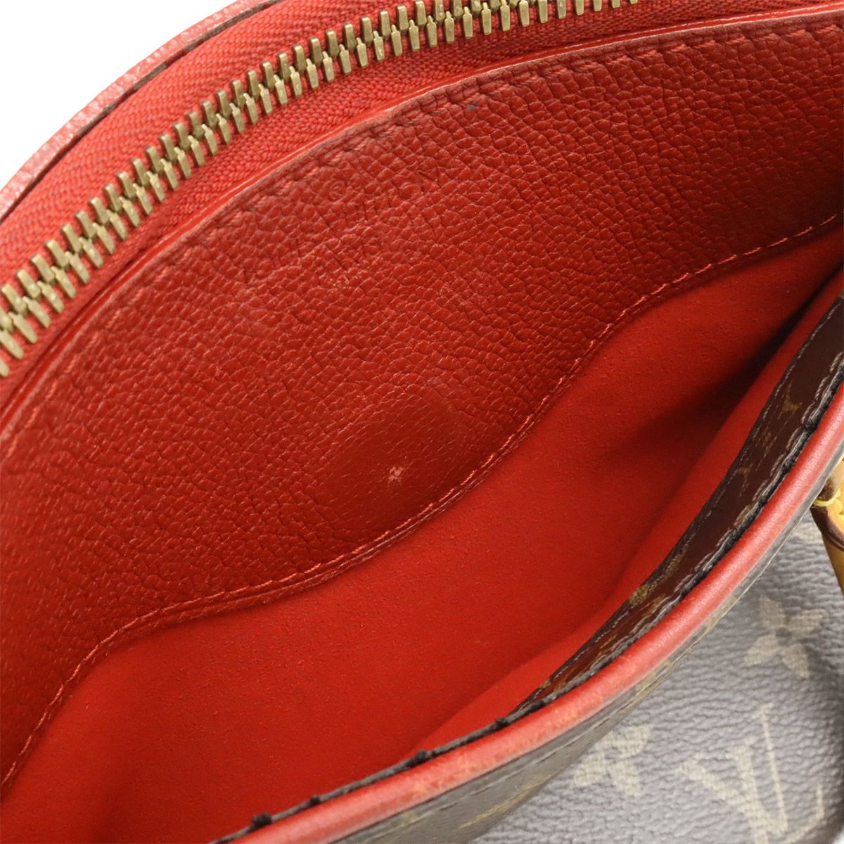 Louis Vuitton Monogram Pallas BB 2-Way Shoulder Bag Crossbody Leather Cerise Red — view 8