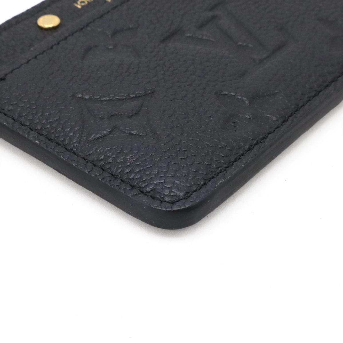 Louis Vuitton Monogram Empreinte Card Holder Sample Case Business Noir Black — view 3