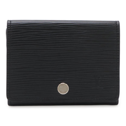Louis Vuitton Epi Envelope Carte de Visite Card Case Business Holder Noir Black