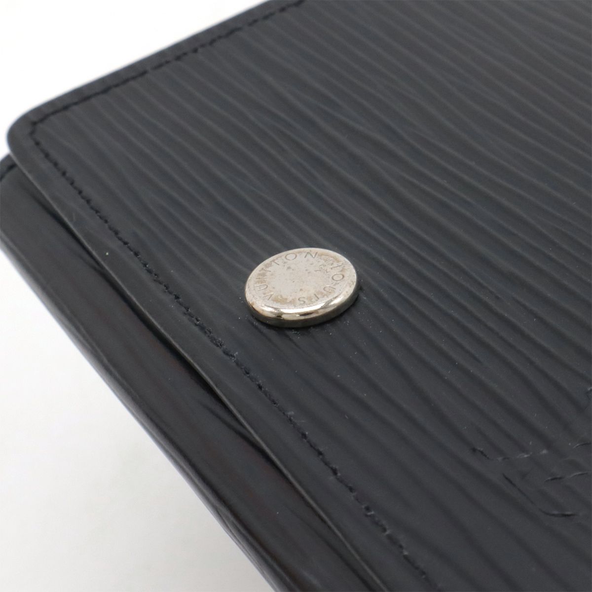 Louis Vuitton Epi Envelope Carte de Visite Card Case Business Holder Noir Black — view 6