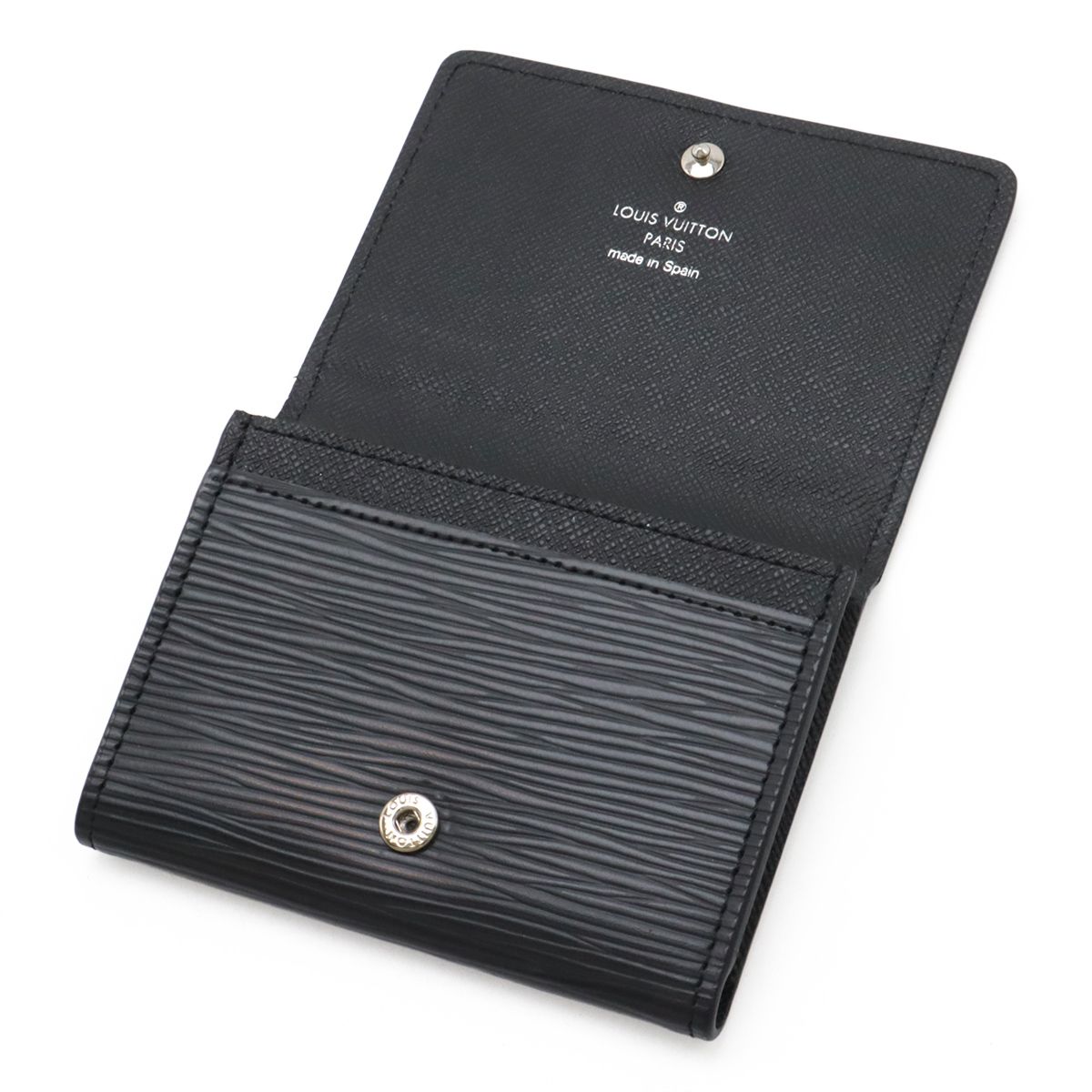 Louis Vuitton Epi Envelope Carte de Visite Card Case Business Holder Noir Black — view 7