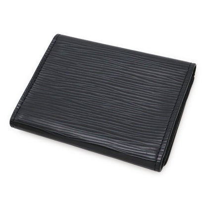 Louis Vuitton Epi Envelope Carte de Visite Card Case Business Holder Noir Black — view 2