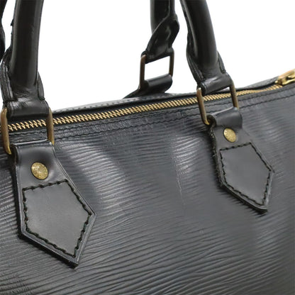 Louis Vuitton Epi Speedy 30 Boston Bag Leather Noir Black — view 8