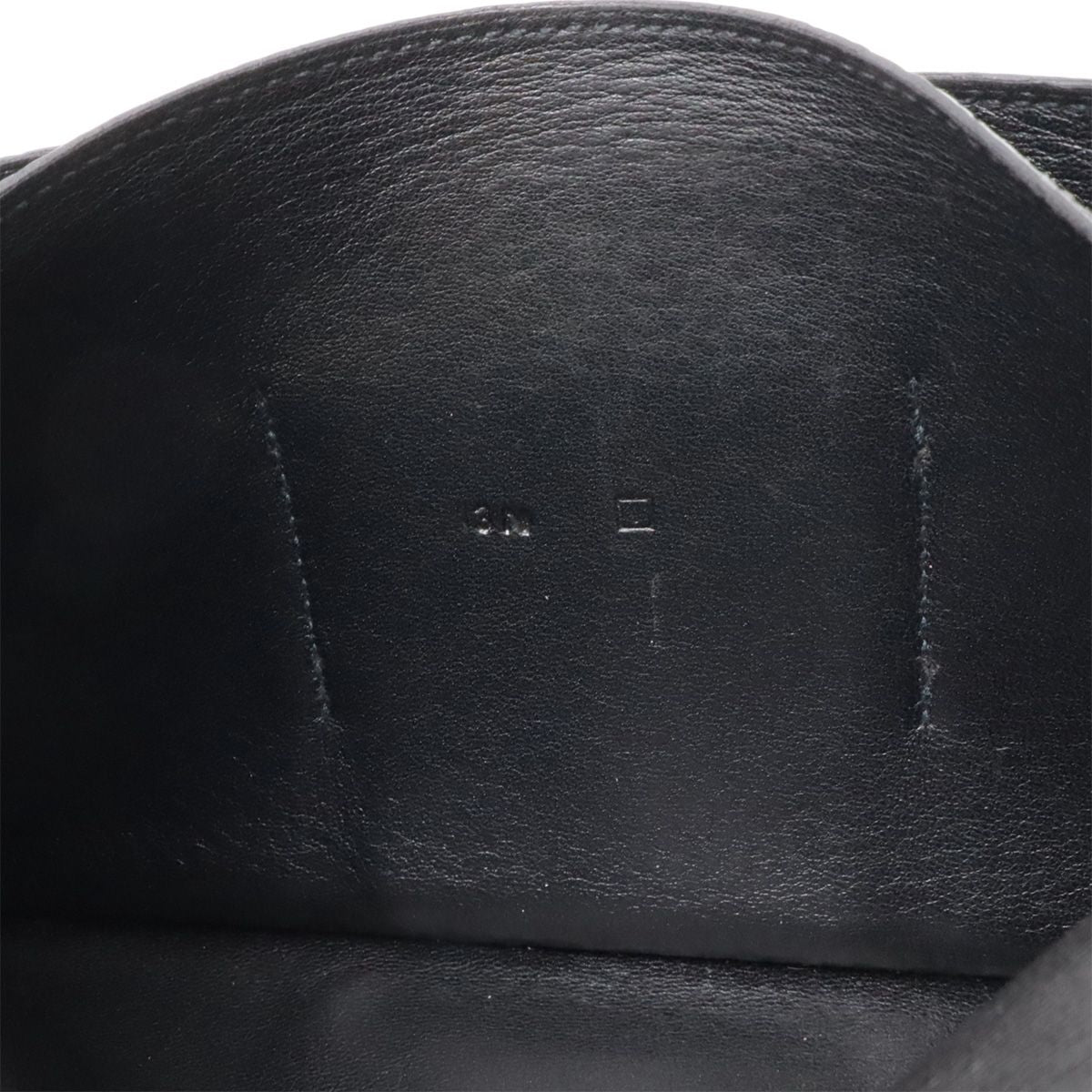 Hermes Dogon Duo GM Bifold Wallet Togo Leather Black Silver with Coin Case — view 6