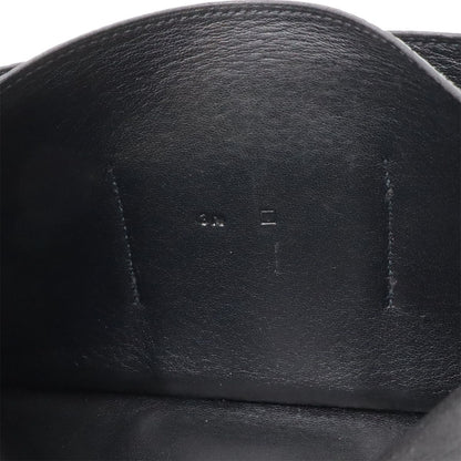 Hermes Dogon Duo GM Bifold Wallet Togo Leather Black Silver with Coin Case — view 6
