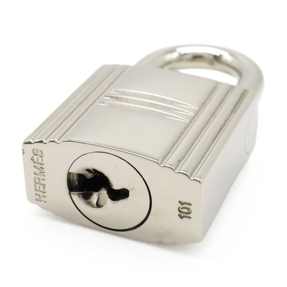 Hermes Cadena Padlock Key with Key Metal Silver — view 4